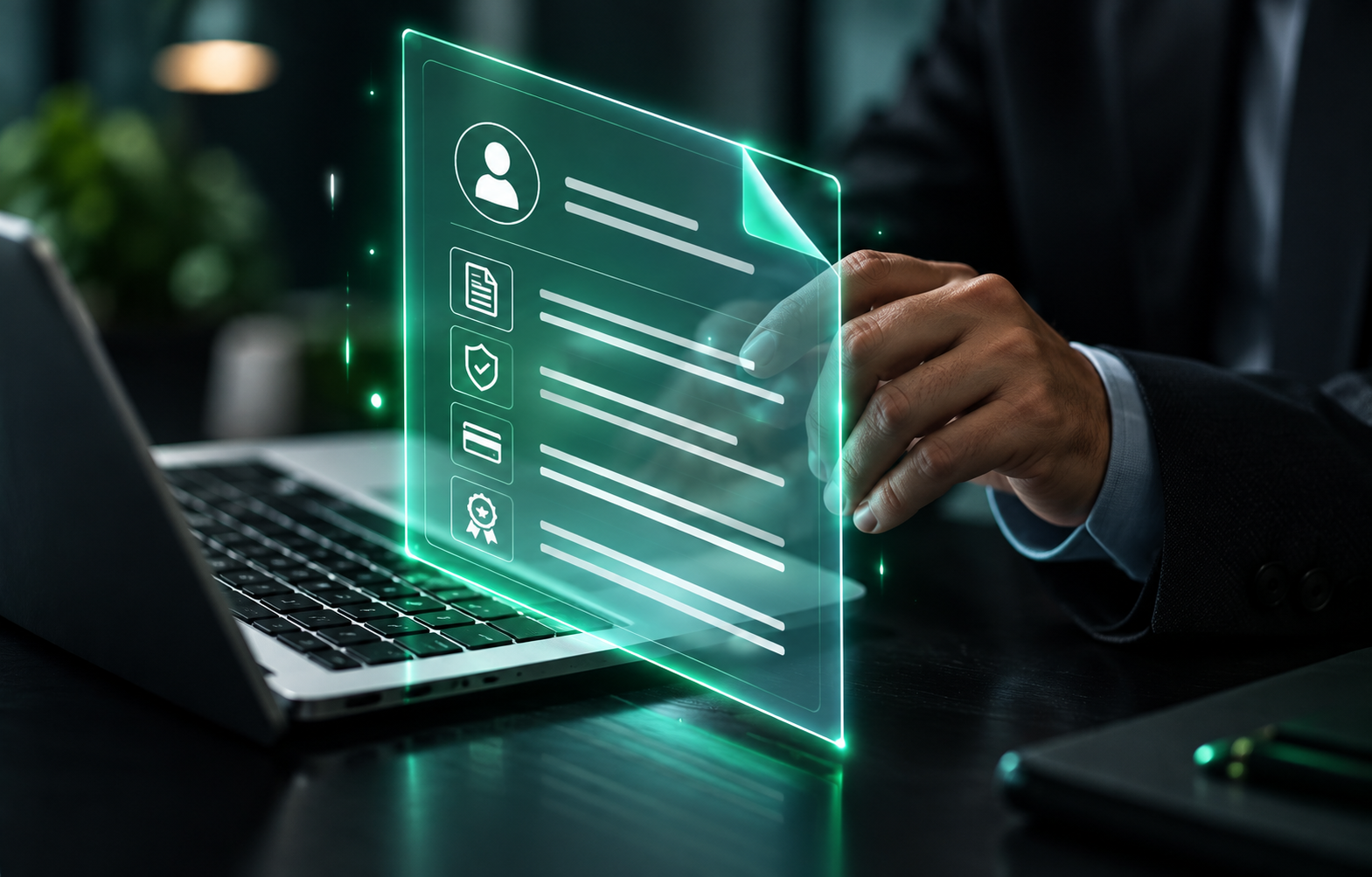 Professional licensing experience supported by digital technology
