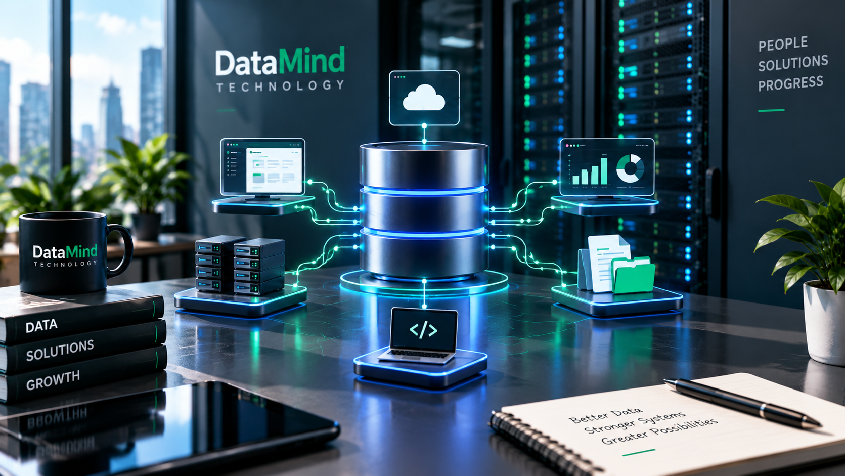 Organized business information supporting applications and reporting